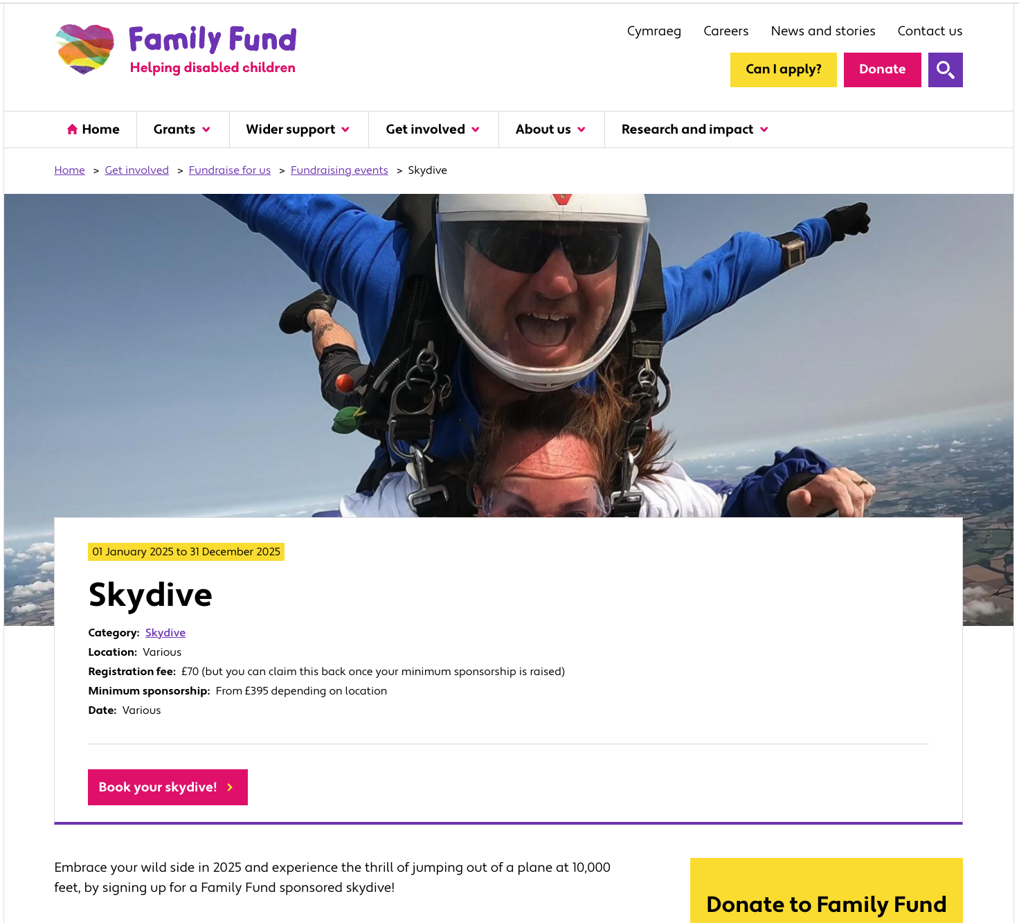 Mixd - Family Fund case study: The new website offers clarity and ease of use, with new site features like intuitive navigation and clear signposting.